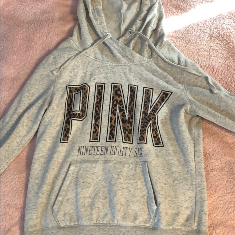 Victoria Secret “PINK” Leopard Print Hoodie